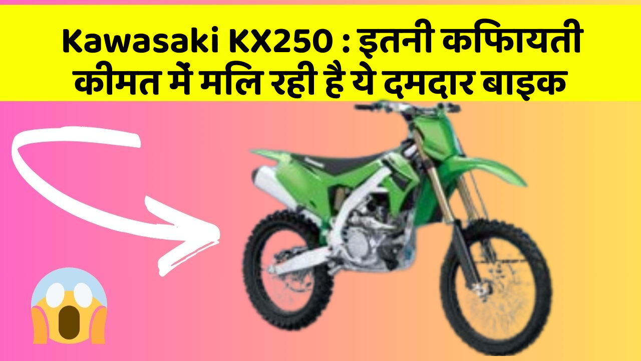 Kawasaki KX250: इतनी किफायती कीमत में मिल रही है ये दमदार बाइक